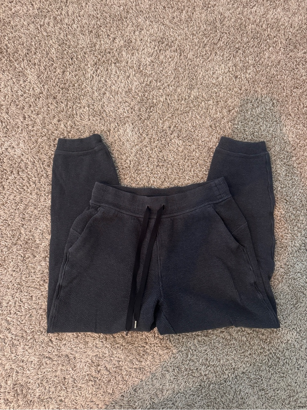 lululemon athletica Dark Gray/Charcoal Knit Joggers